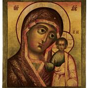 Казанская Икона Богородицы. Верхнее Поволжье, первая половина XVIII века.